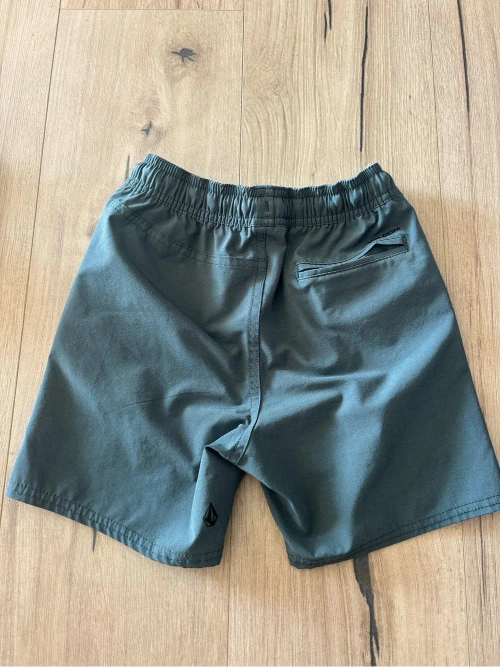 Volcom Boys Hybrid shorts with button down short sleeve.